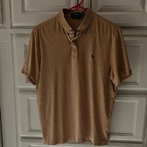 Polo by Ralph Lauren Men's Tan Polo Shirt